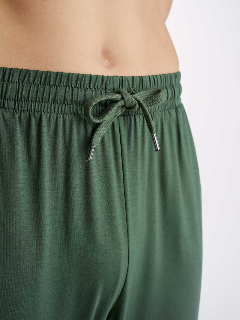 Men's Track Pants Basel Micro Modal Stretch Hunter Green 5