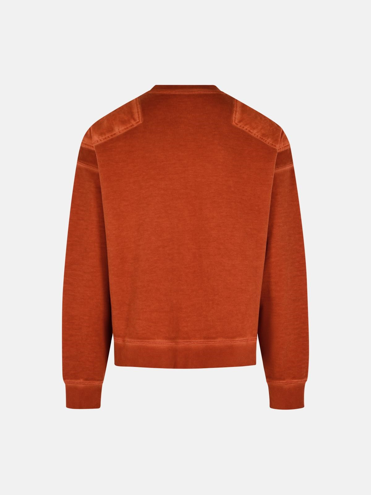'CYPRO' EARTHENWARE COTTON SWEATSHIRT - 3