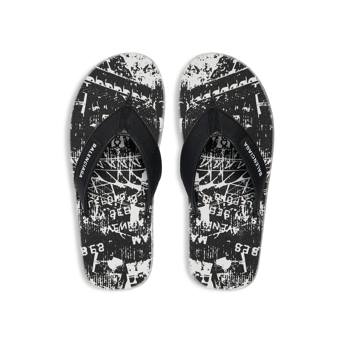 Men's Sunset Thong Flat in Black - 6