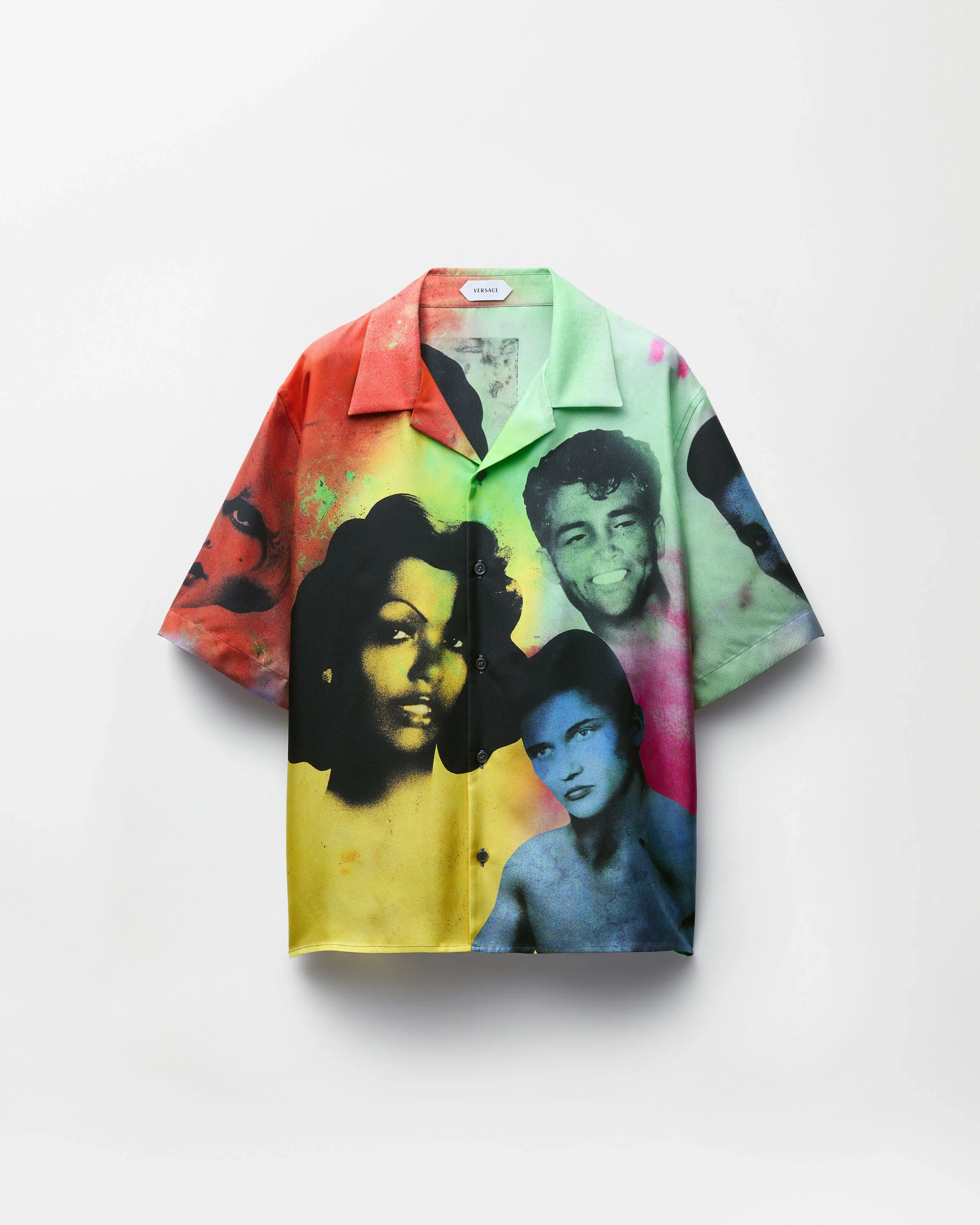 Printed Silk Twill Shirt - 1