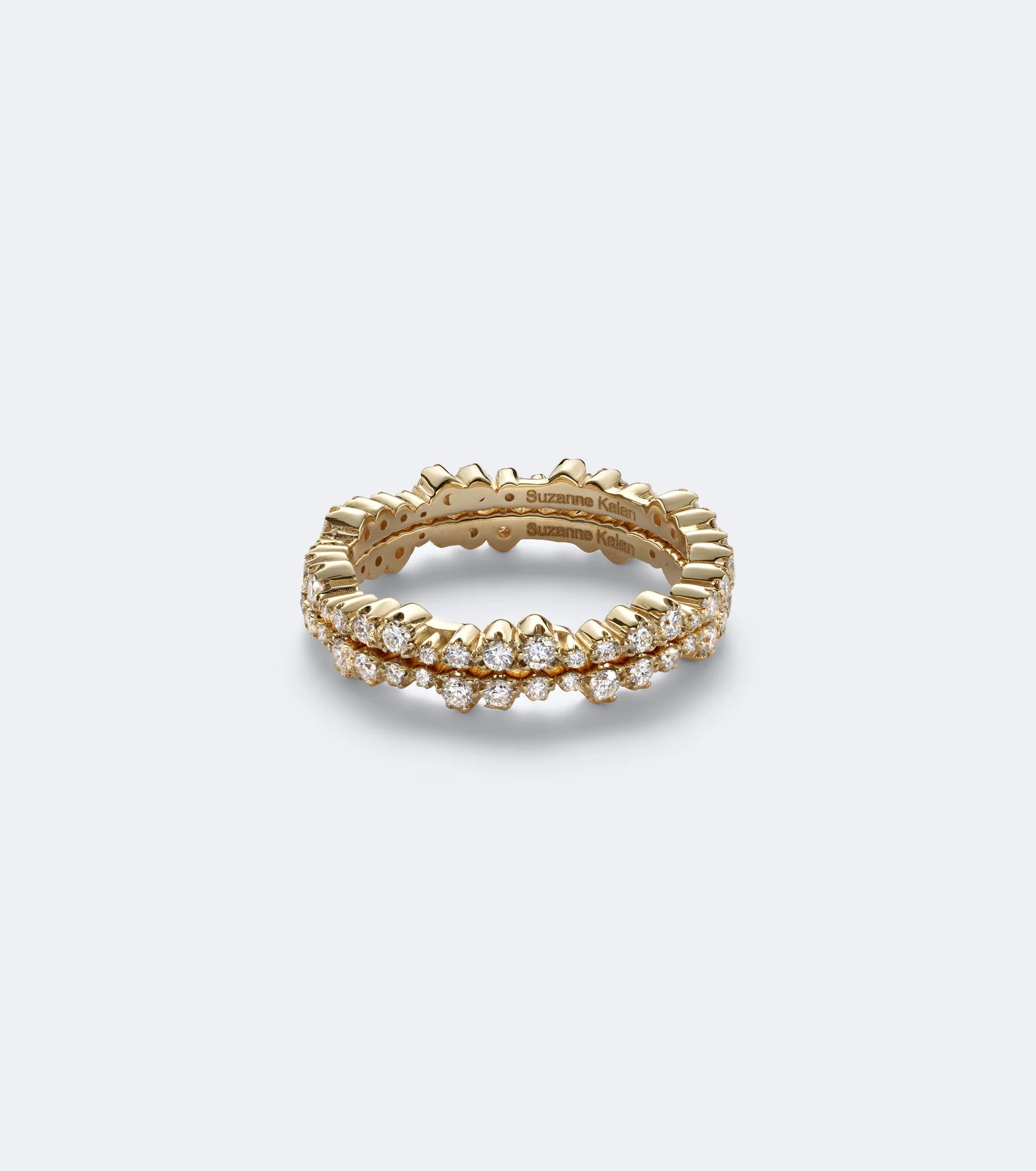 Ivy 18kt gold tech ring jackets with diamonds - 1
