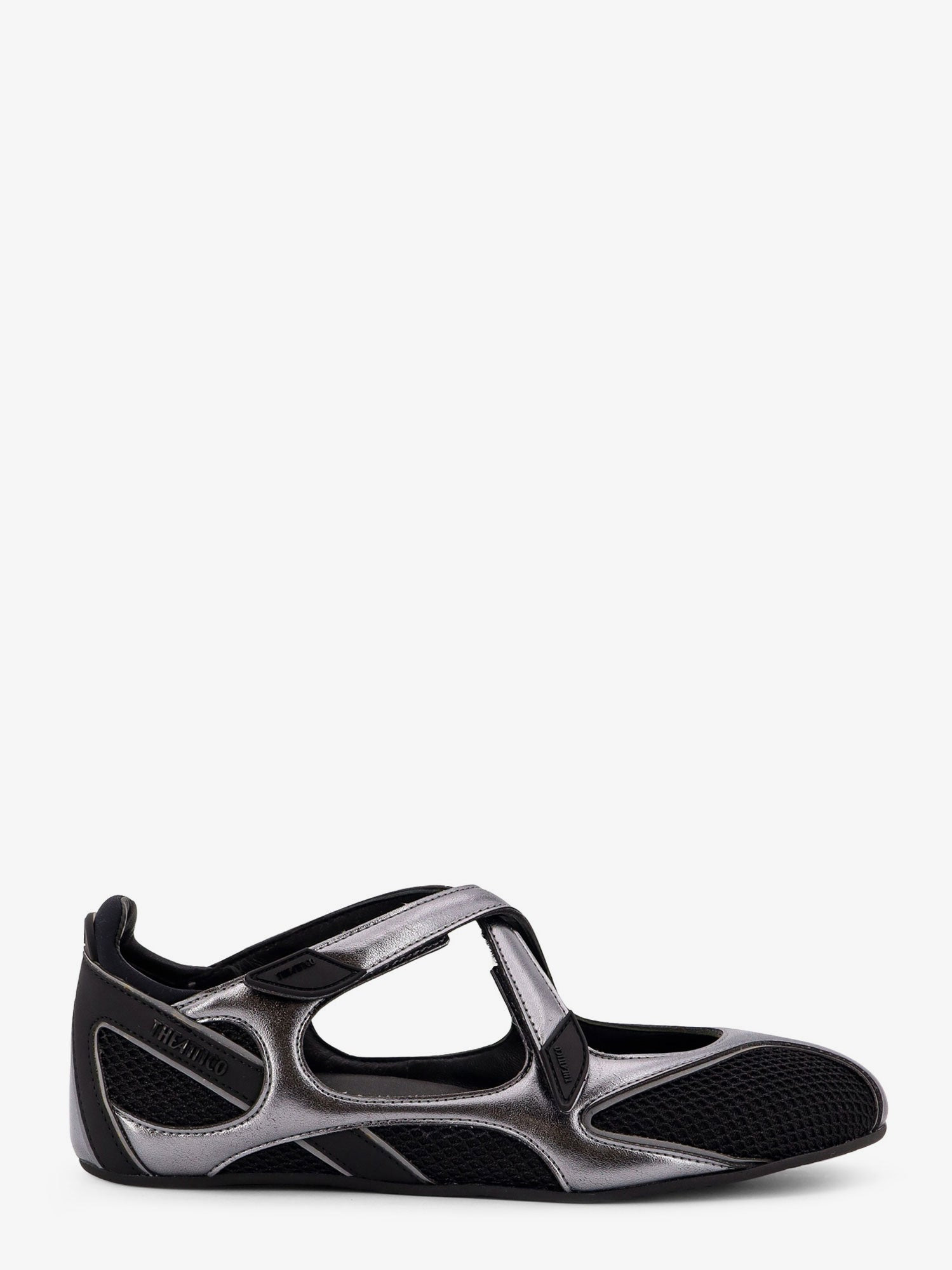 Floor 01 Mesh And Leather Ballerinas Flat - 1
