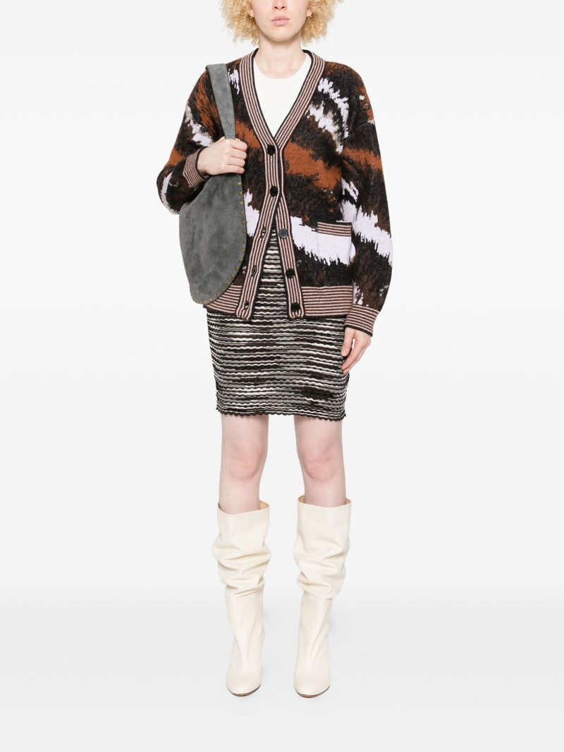 Missoni striped ribbed skirt outlook