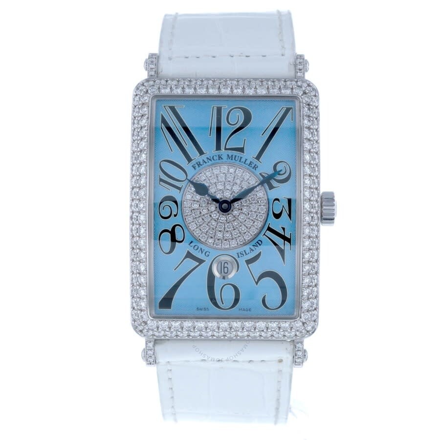 Franck Muller Long Island Automatic Diamond Blue Dial Ladies Watch 1150 SC DT D 1P - 1