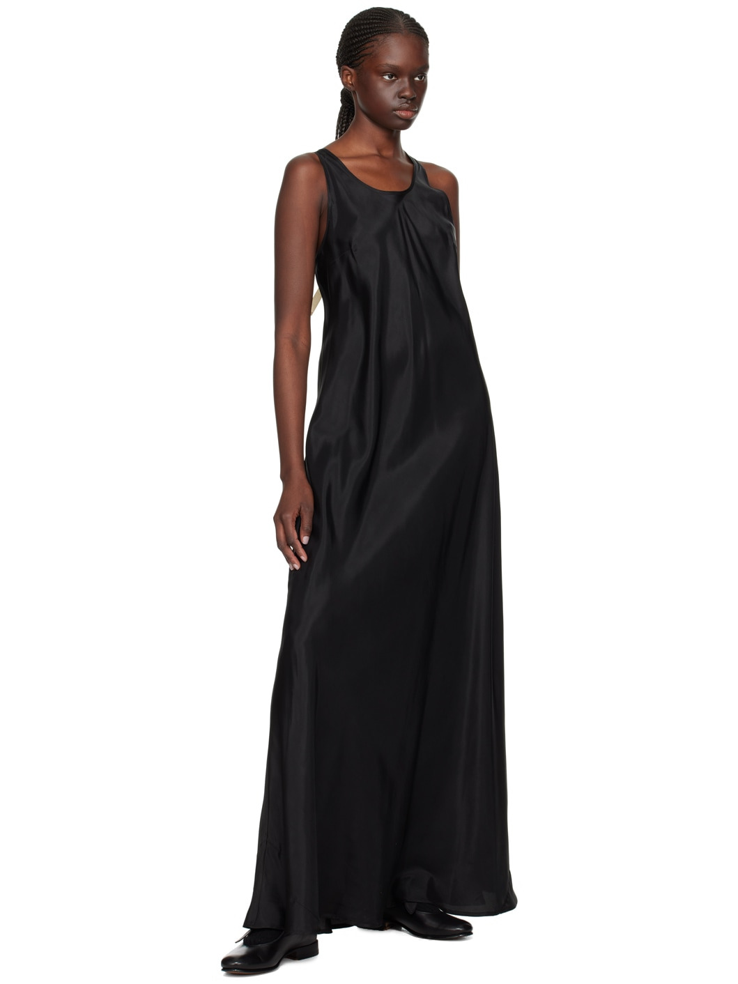 Black Barb Maxi Dress - 4