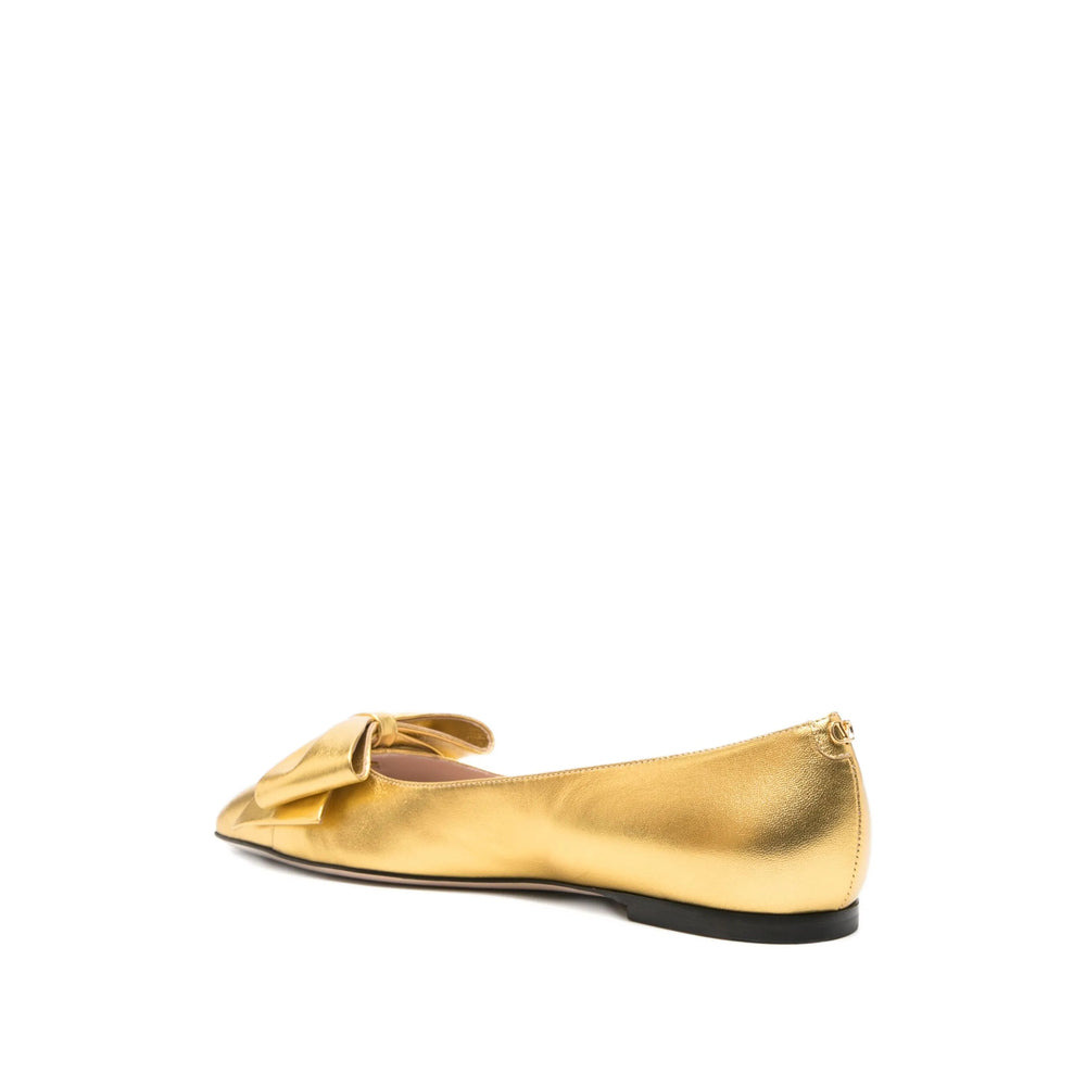 Valentino Garavani Gold Ballet Flats Women - 3