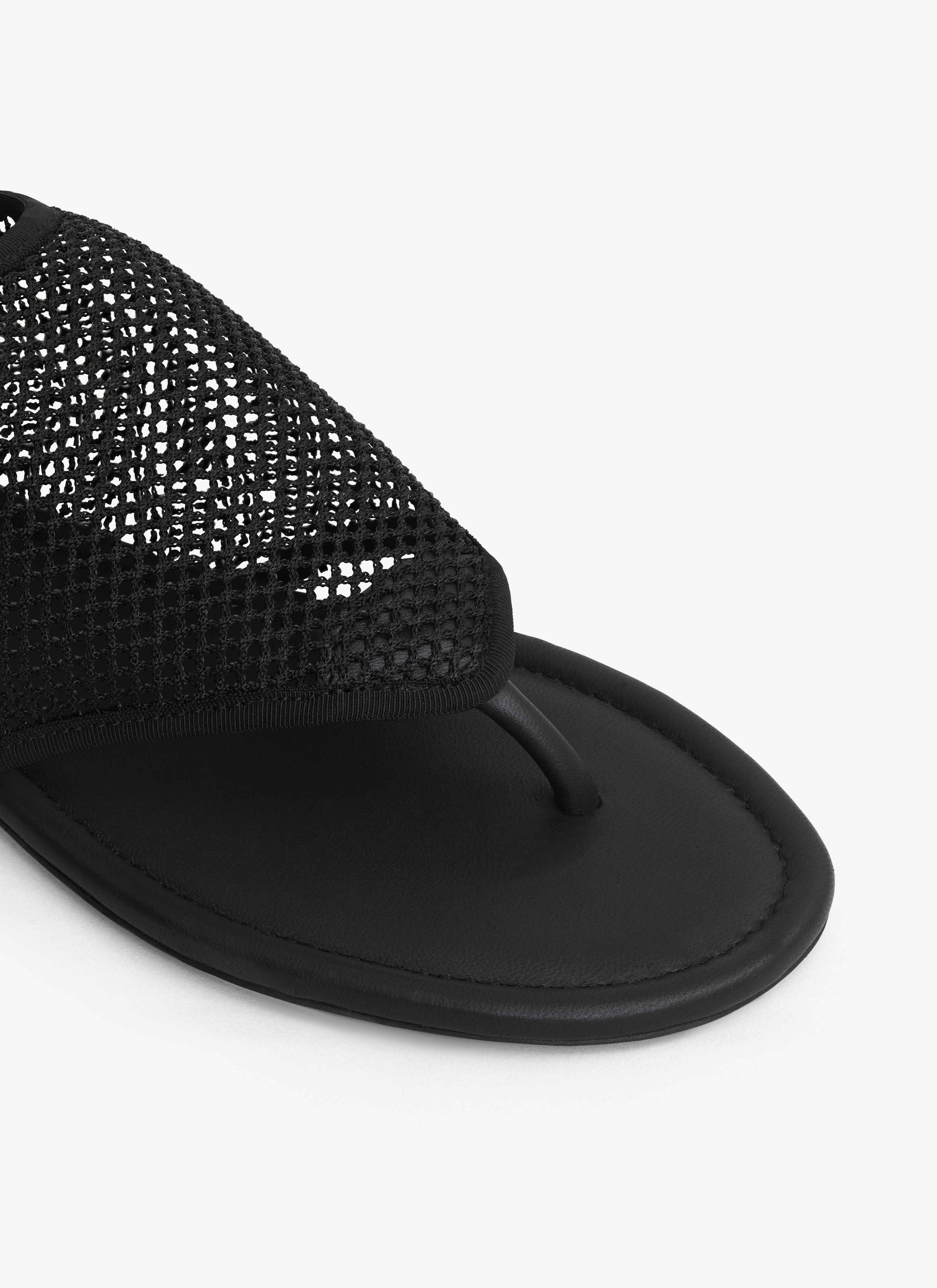 THONG SANDALS IN FISHNET - 4