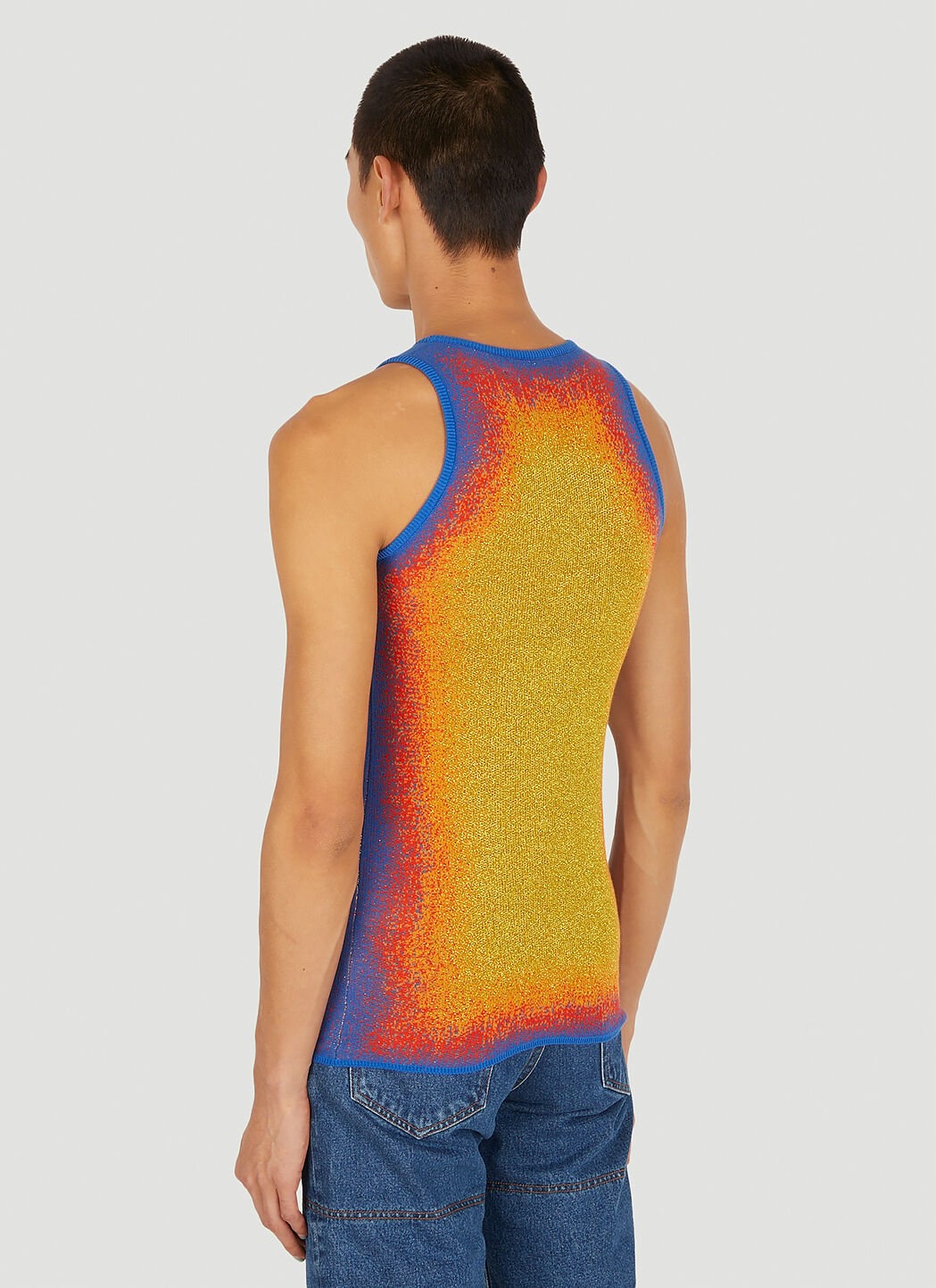 Y PROJECT - Y/Project Men Gradient Knit Tank Top - 4