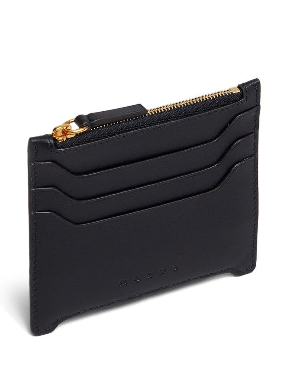 small zipped leather card case - 3