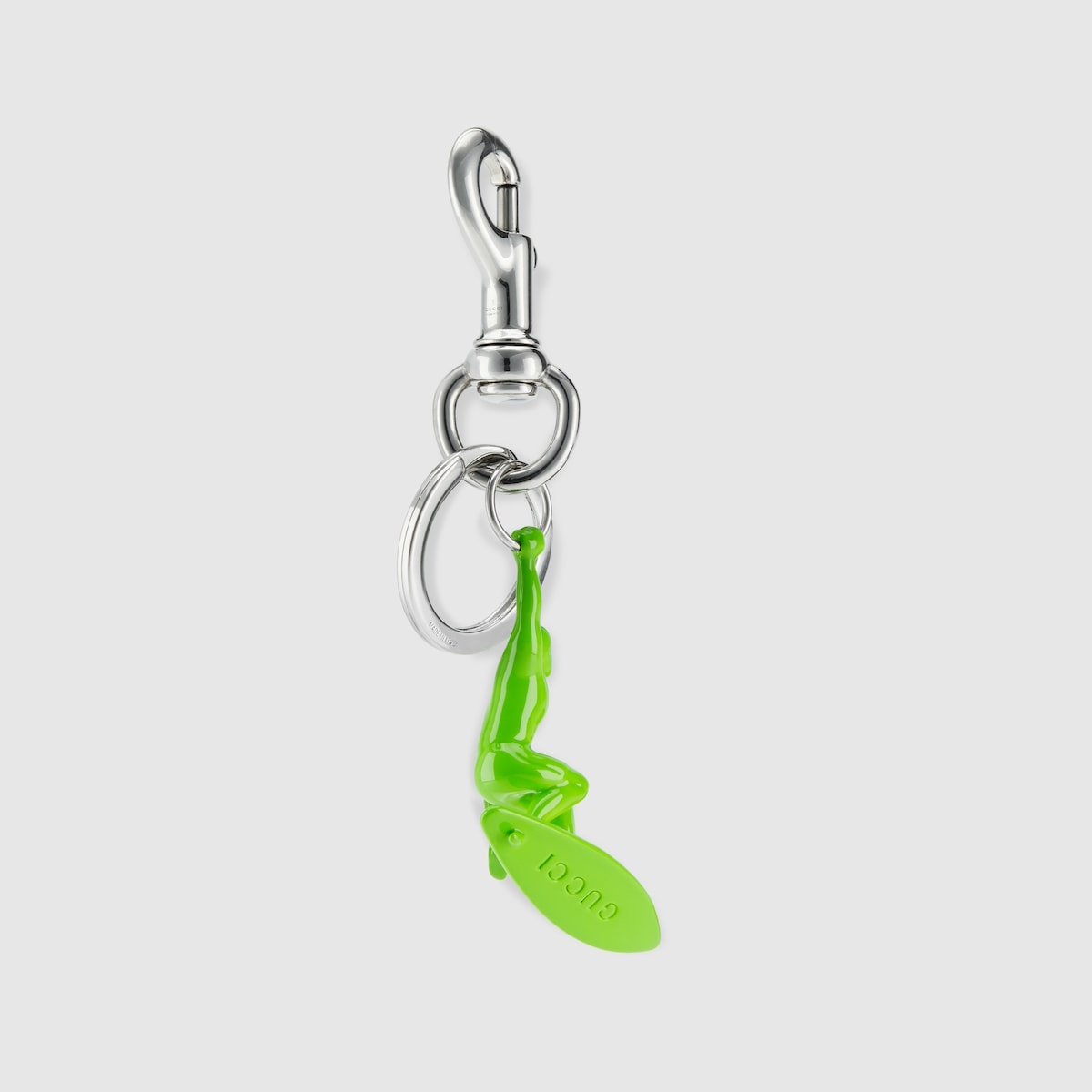 Engraved surfer keychain charm - 2