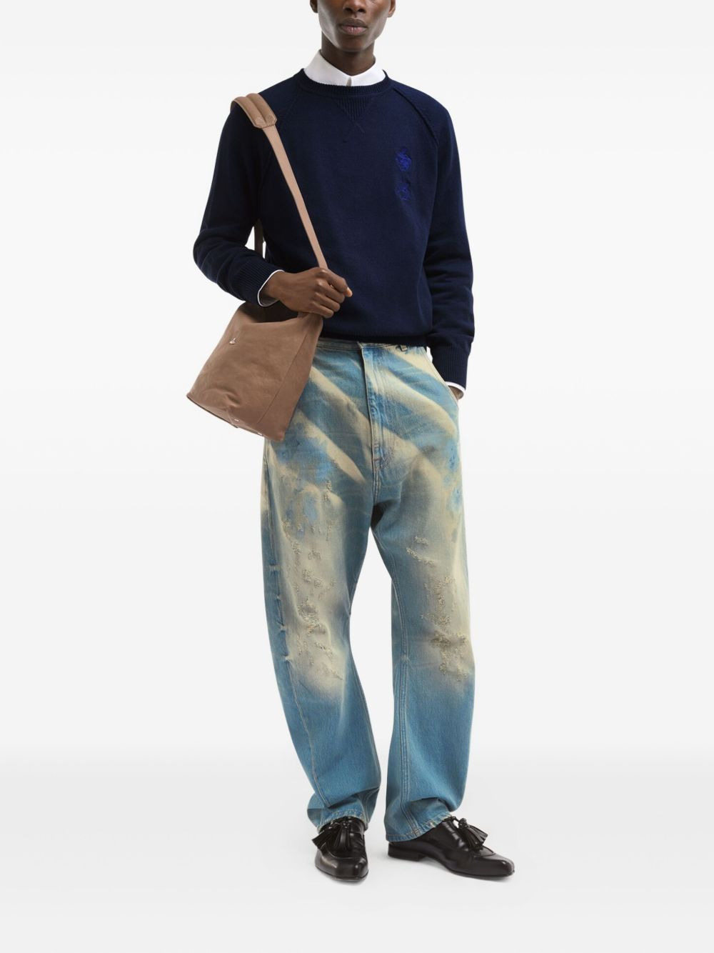 DISTRESSED-EFFECT JEANS - 3