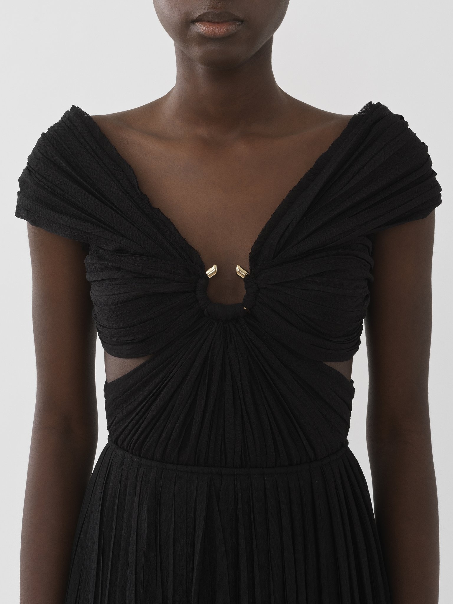 OFF-THE-SHOULDER EVENING GOWN - 5