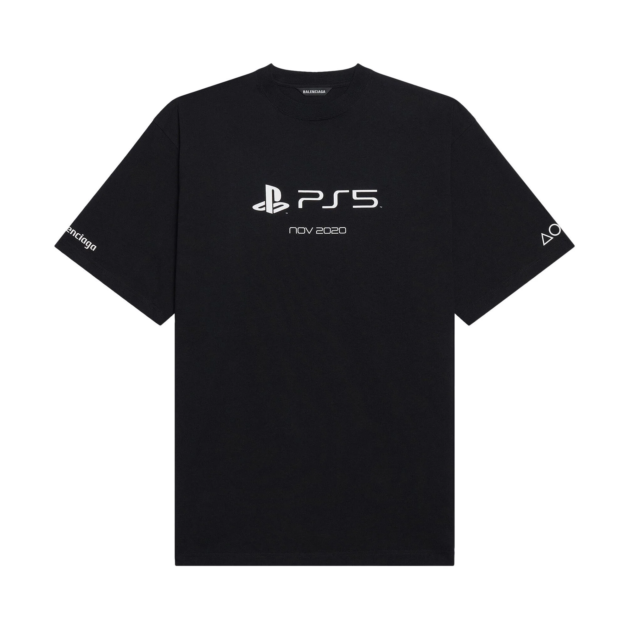 Balenciaga Playstation Boxy T-Shirt 'Black' - 1