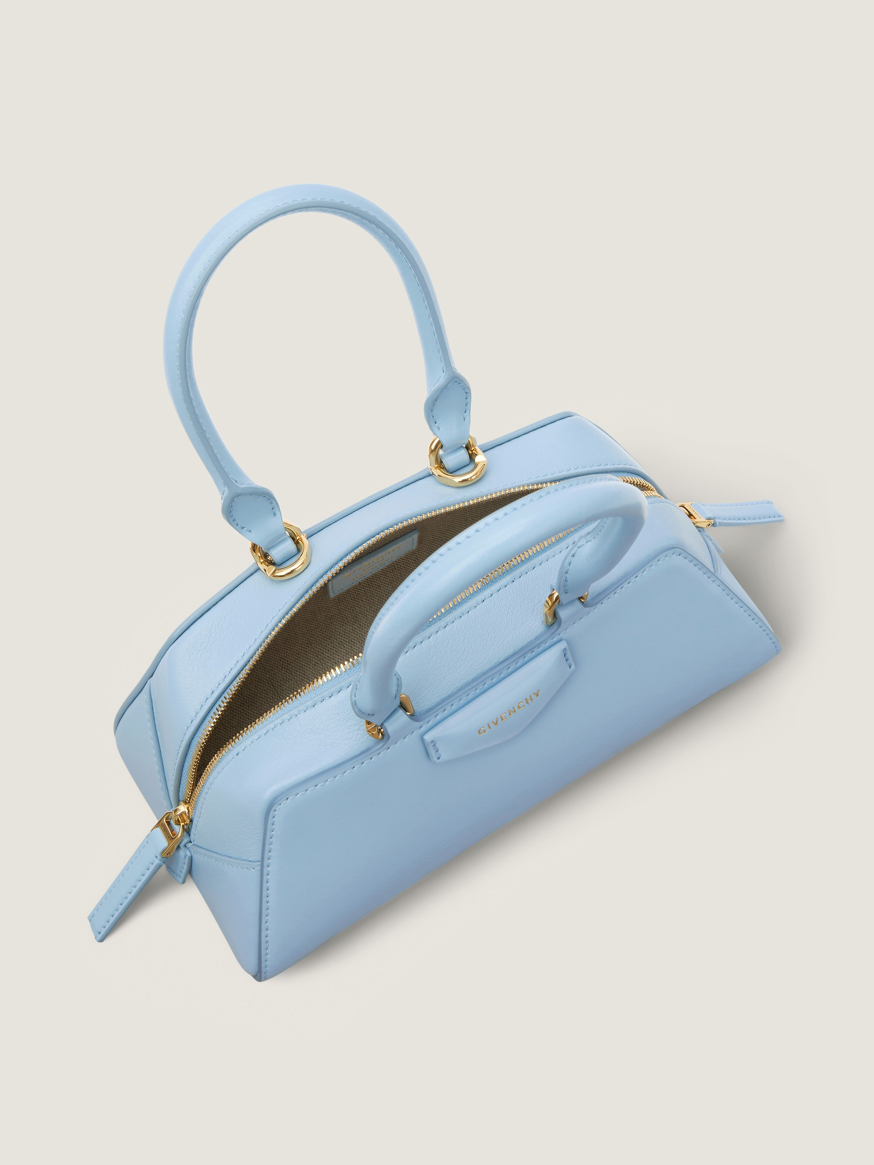 MINI ANTIGONA EAST-WEST BAG IN BOX LEATHER - 5