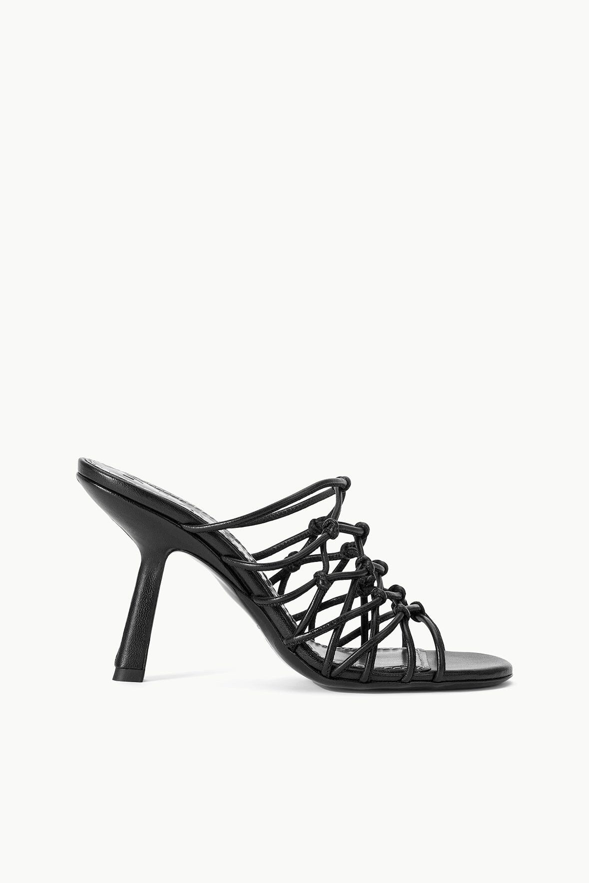 STAUD GIOTTO KNOT HEEL BLACK - 1