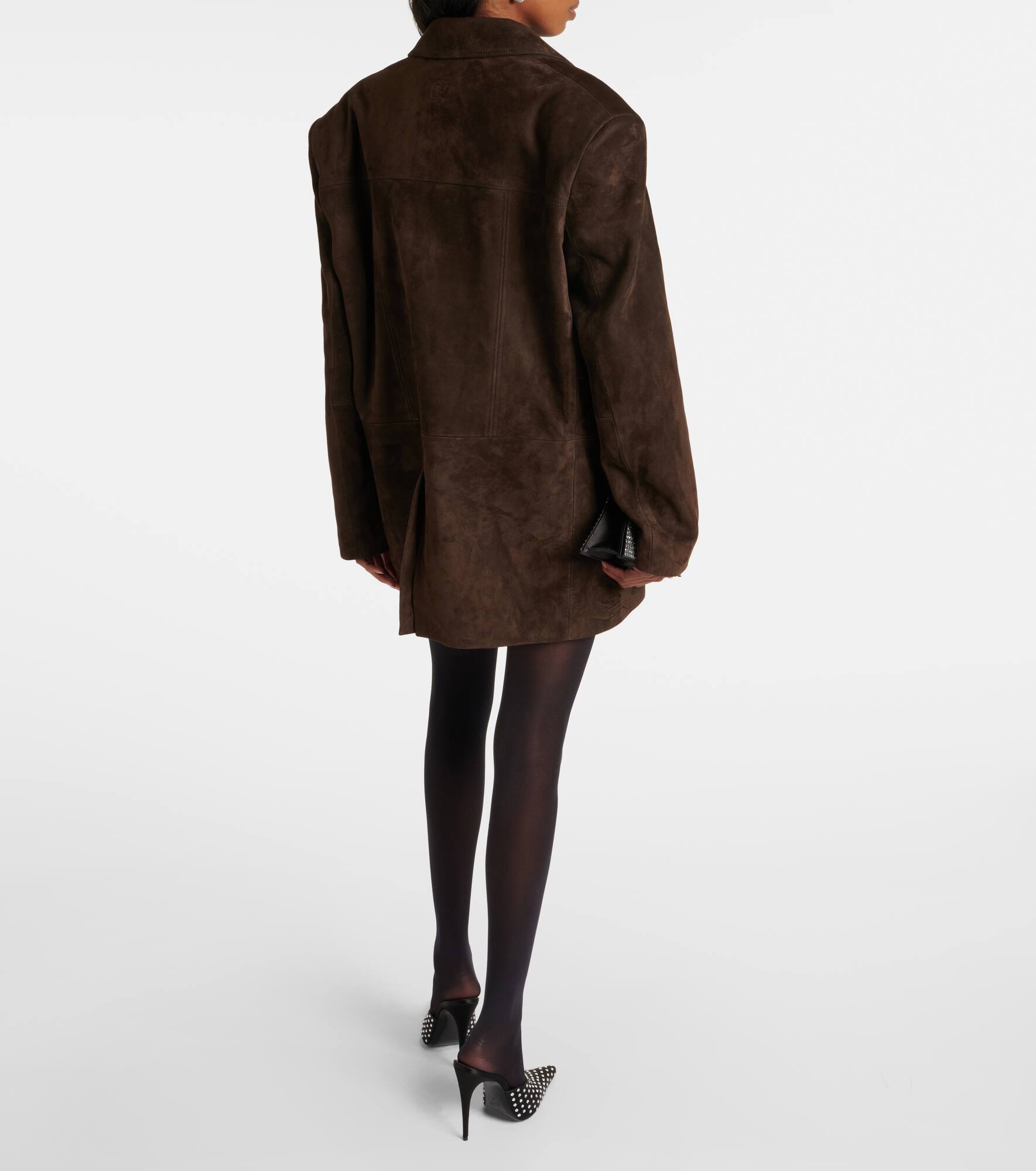 Oversized suede jacket - 3