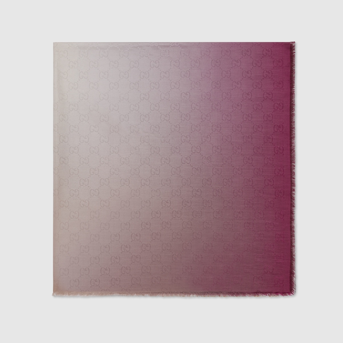 GG silk jacquard shawl - 2