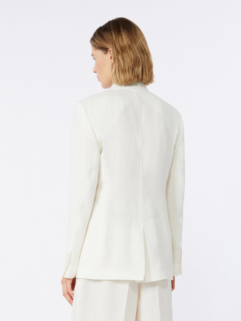 BELLO Linen twill blazer - NATURAL 4
