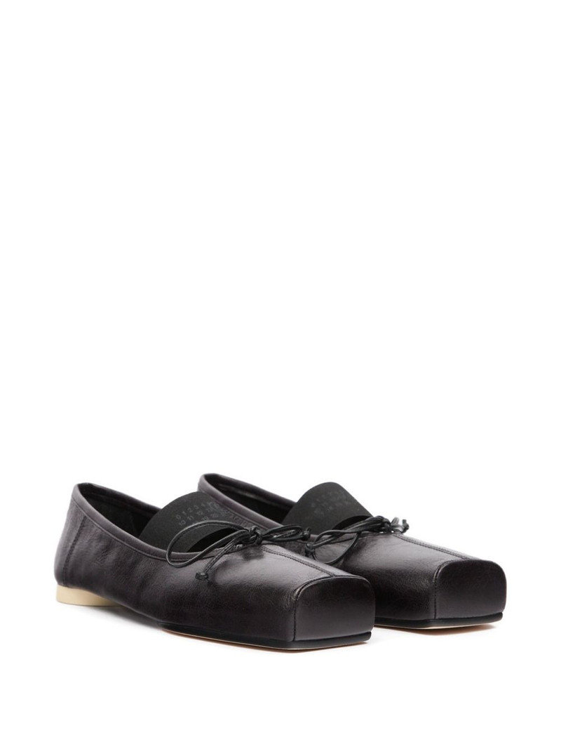 MM6 Maison Margiela tie-detail ballet flats outlook