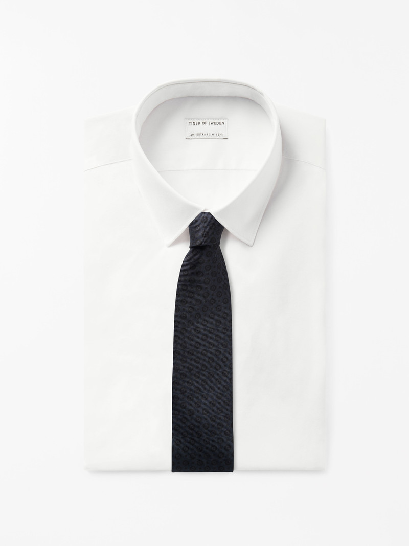 TIGER OF SWEDEN Floreen Silk Necktie outlook