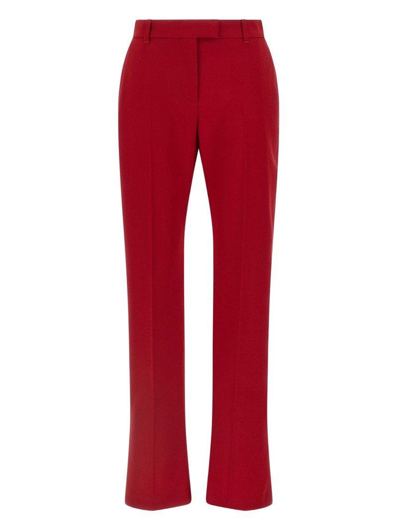 pleated flared trousers 1