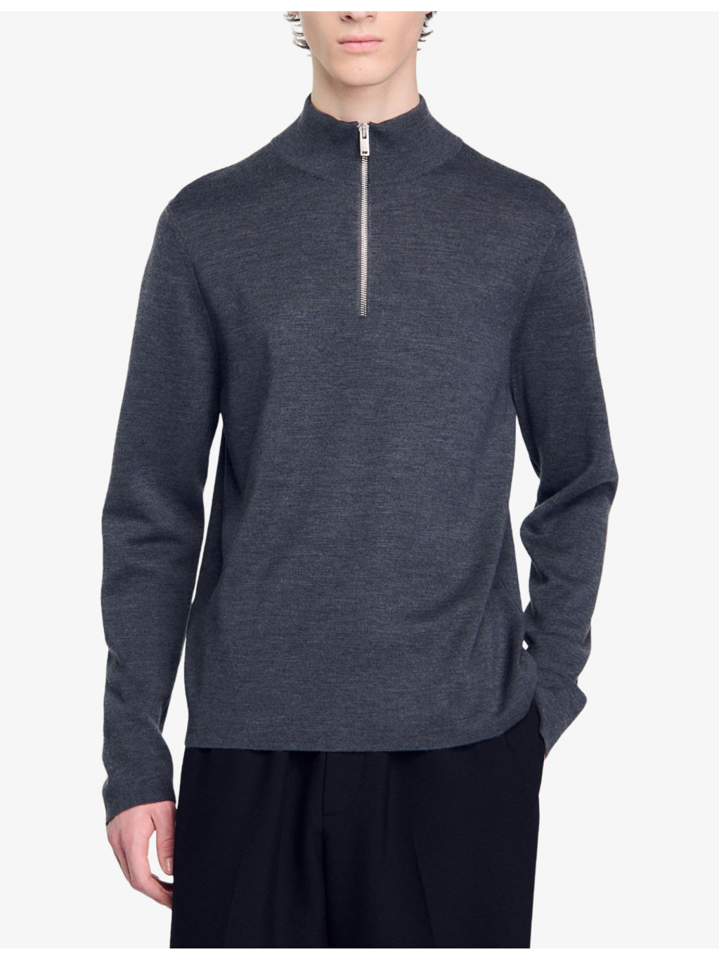 Half-zip wool jumper - 3