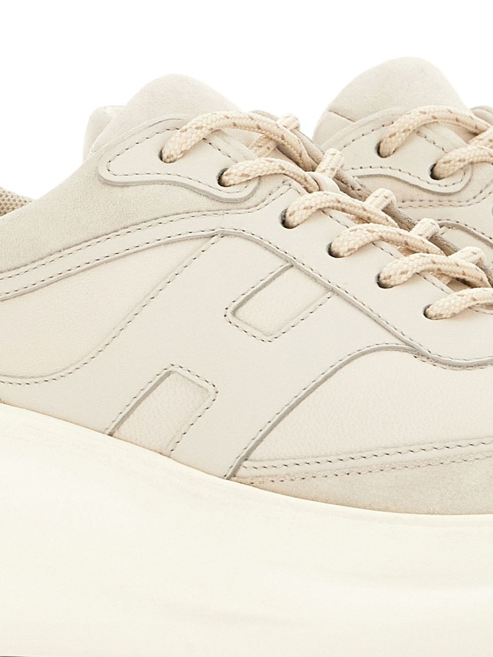 H696 leather sneakers - 4