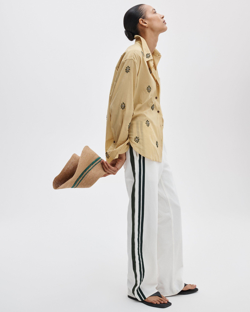 rag & bone Connie Embroidered Cotton Shirt outlook