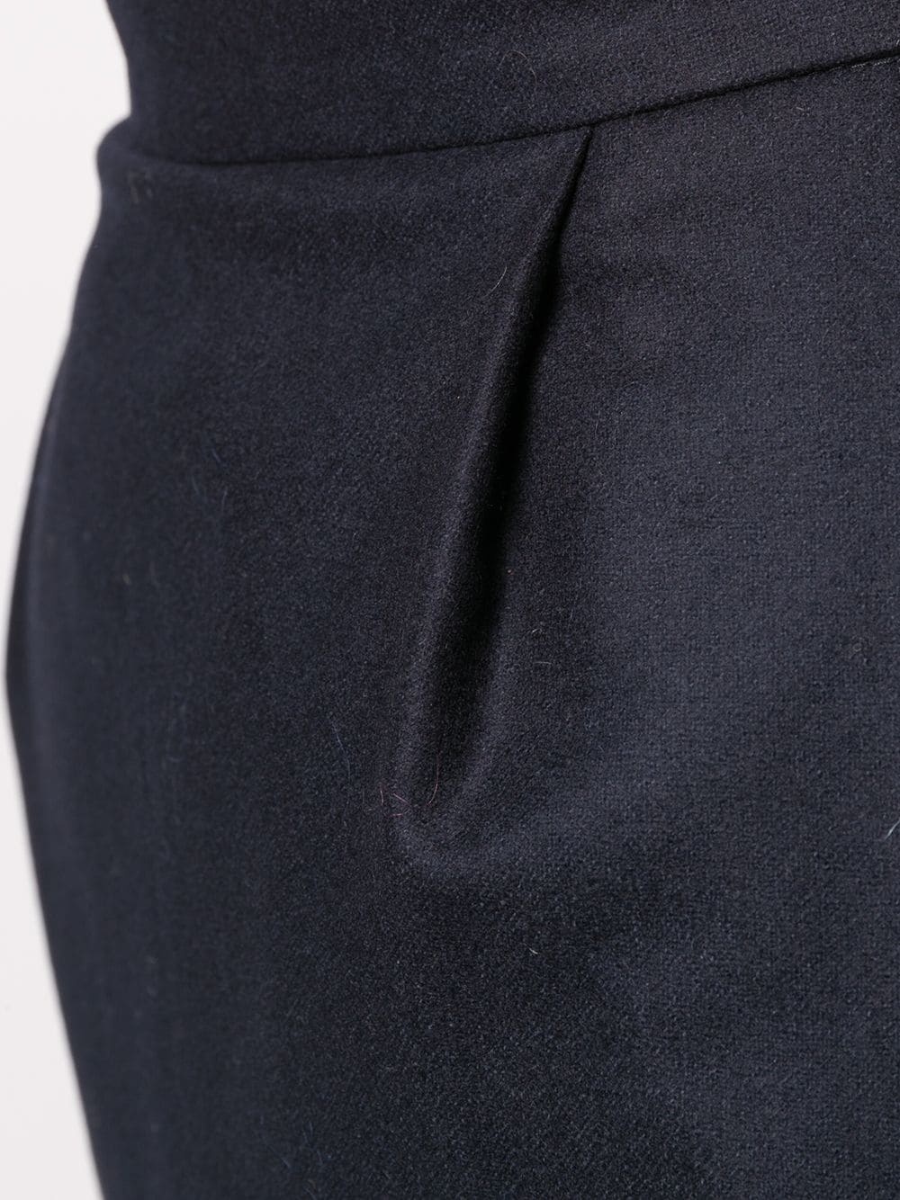 high waist wool skirt - 5