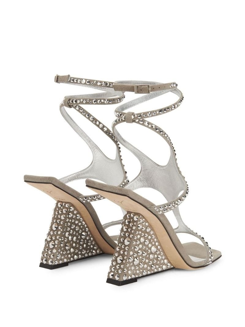 Tutankamon 105mm crystal-embellished sandals - 3