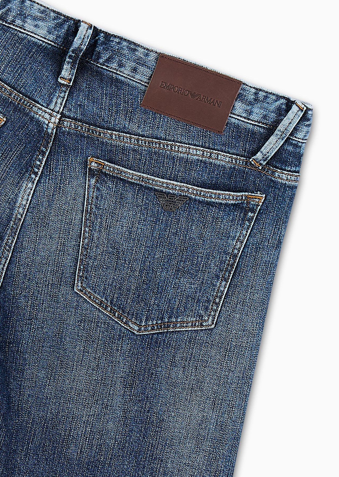 J75 slim-fit, worn-look denim jeans - 6