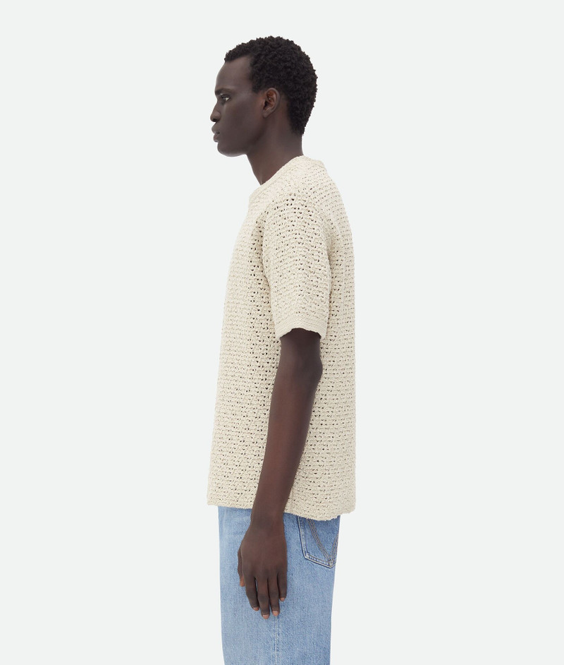 Bottega Veneta Cotton Crochet T-Shirt outlook