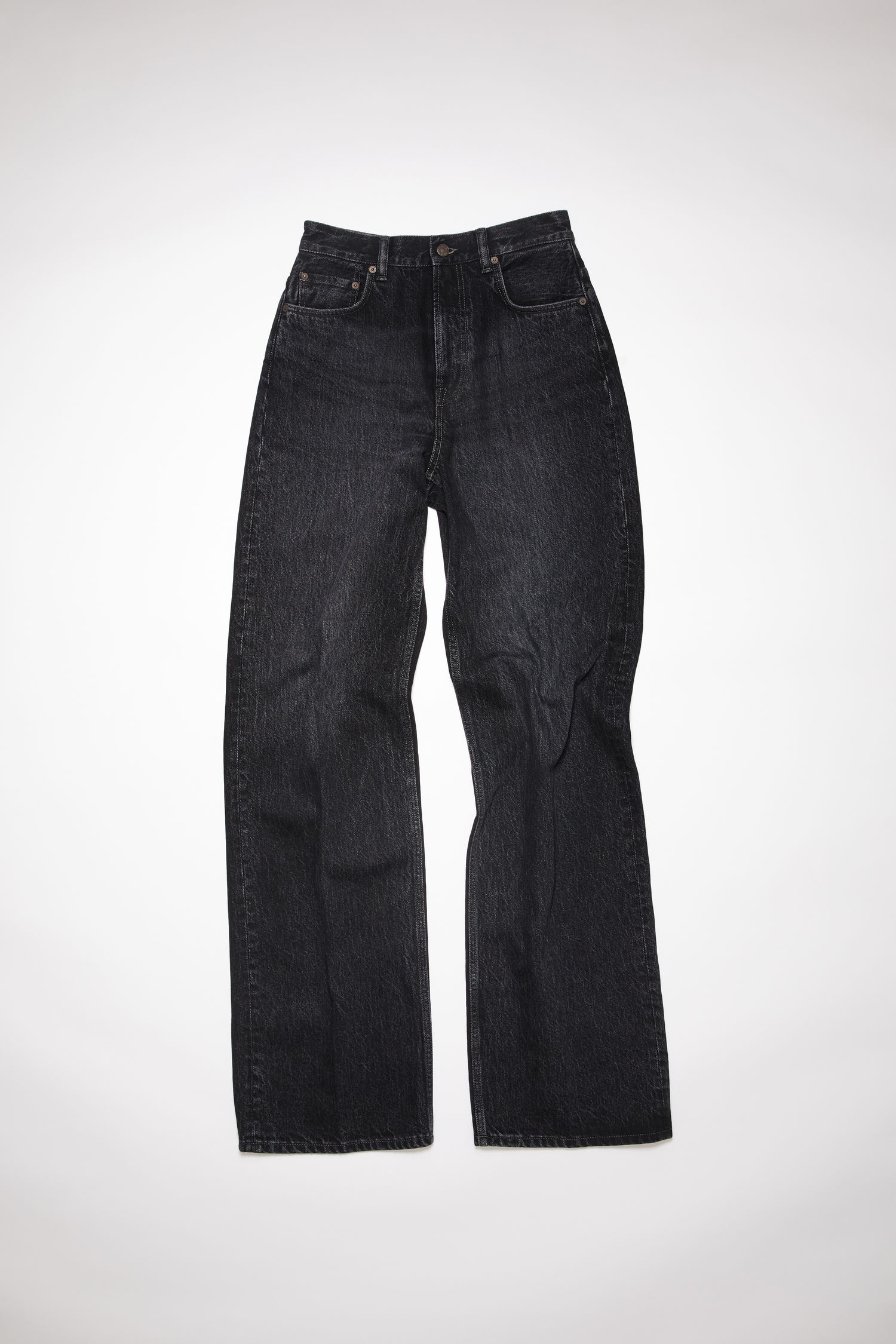 Loose bootcut jeans - Black - 1