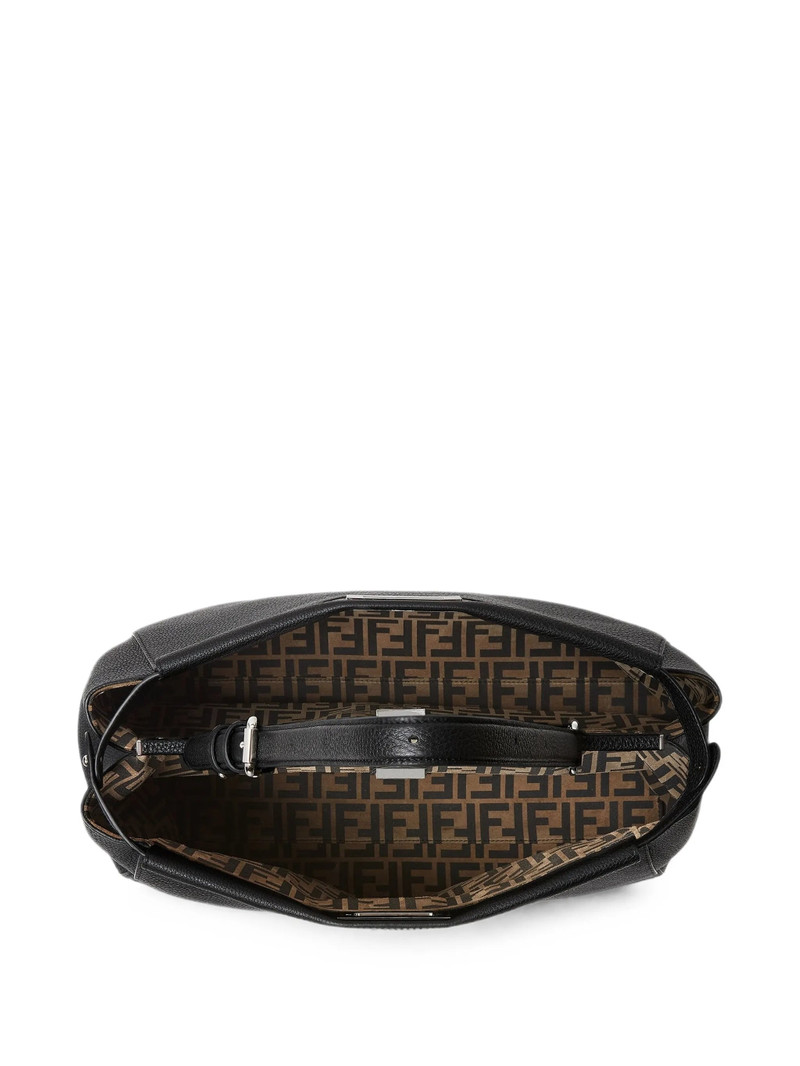 Fendi Peekaboo Grained-leather Tote Bag 3