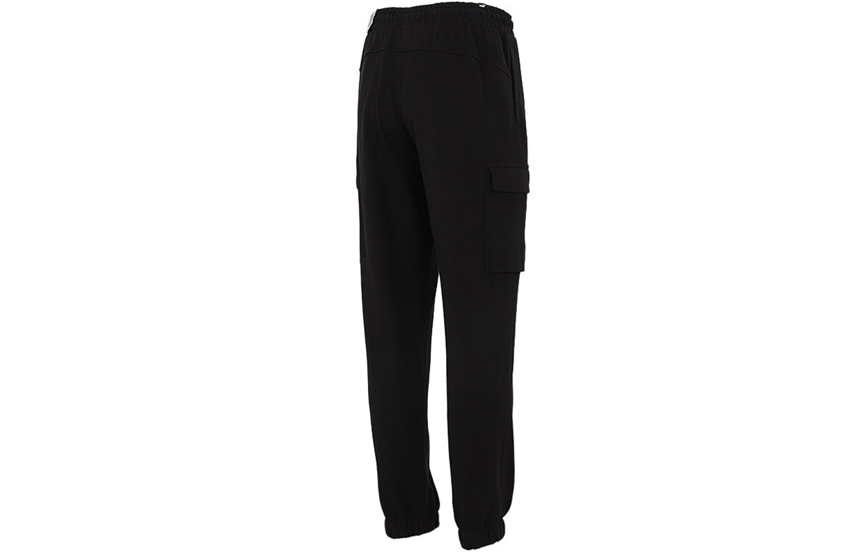 PUMA Running Training Breathable Knit Bundle Feet Sports Long Pants Black 847725-01 - 2