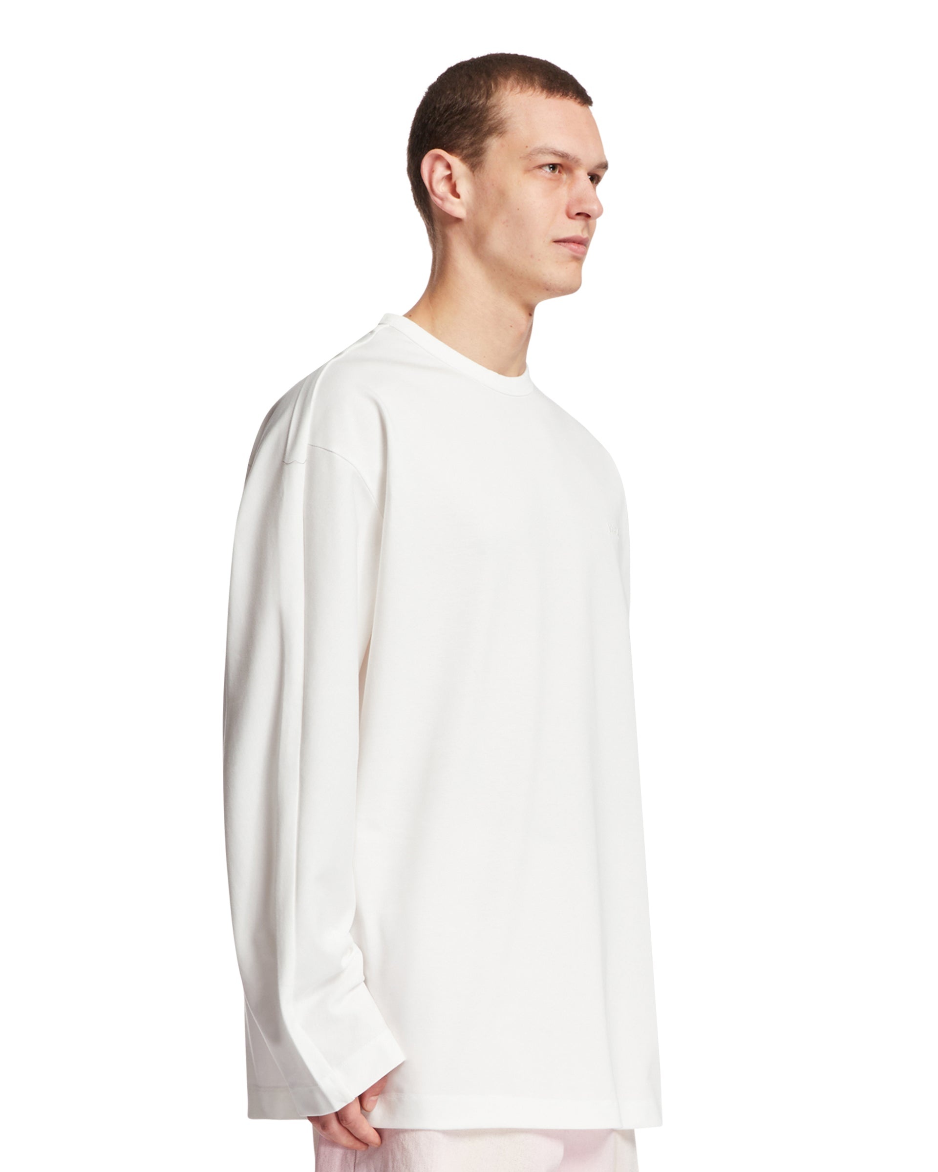 White Long Sleeve T-Shirt - 4