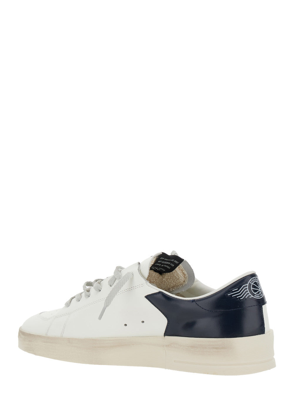 Golden Goose Men White Sneakers With Star Detail In Leather Man - 3