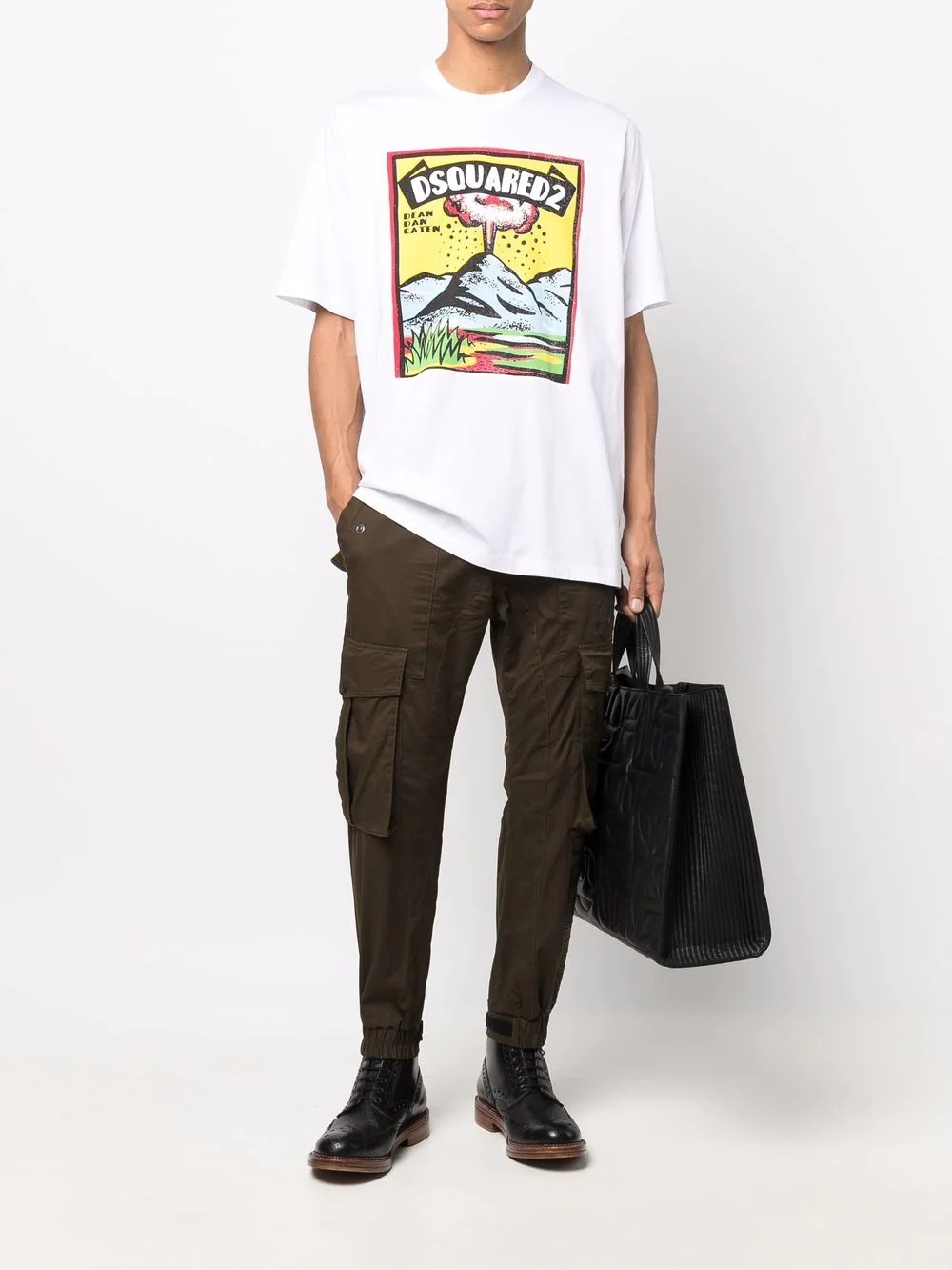 graphic-print cotton T-shirt - 2