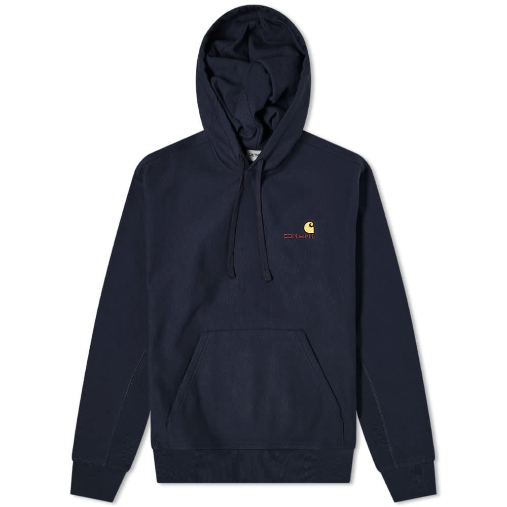 Carhartt WIP Hooded American Script Sweat - 1