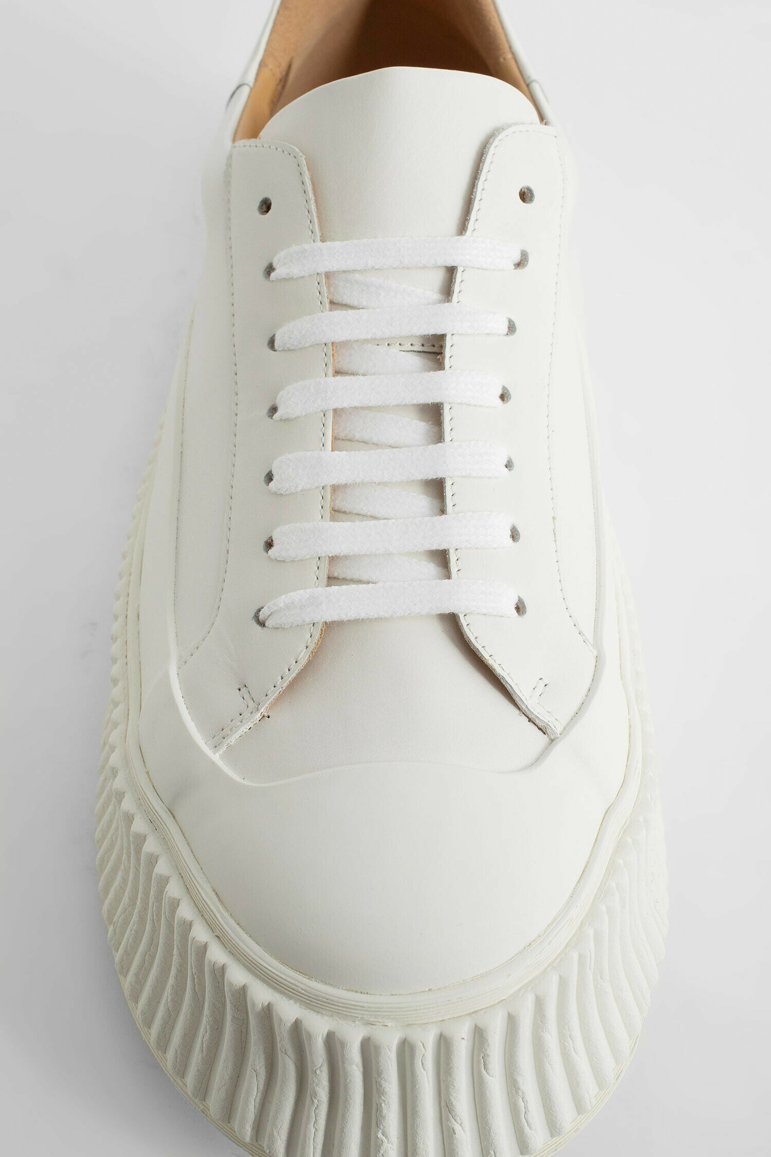 JIL SANDER MAN WHITE SNEAKERS - 5