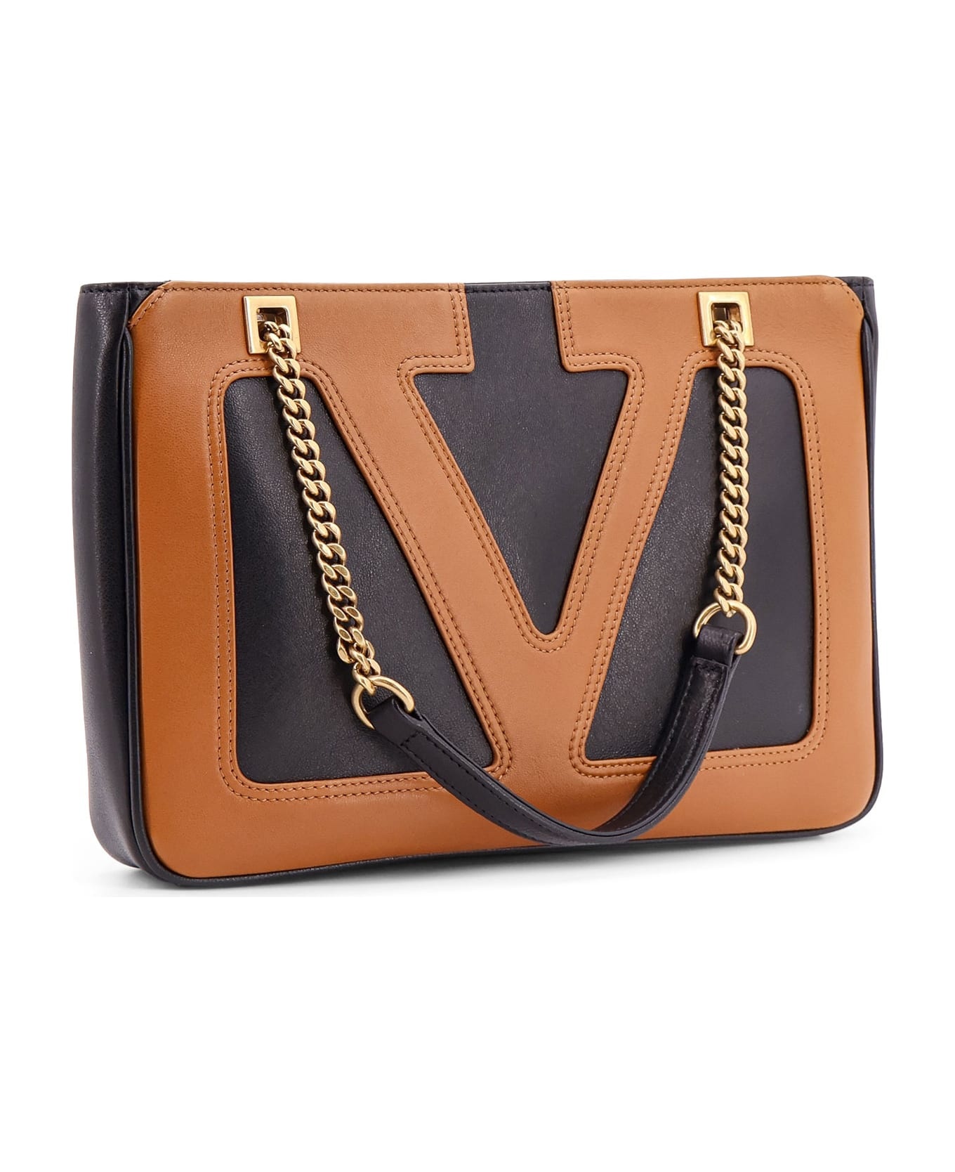 Black Nappa Leather Small Viva Superstar Shoulder Bag - 3