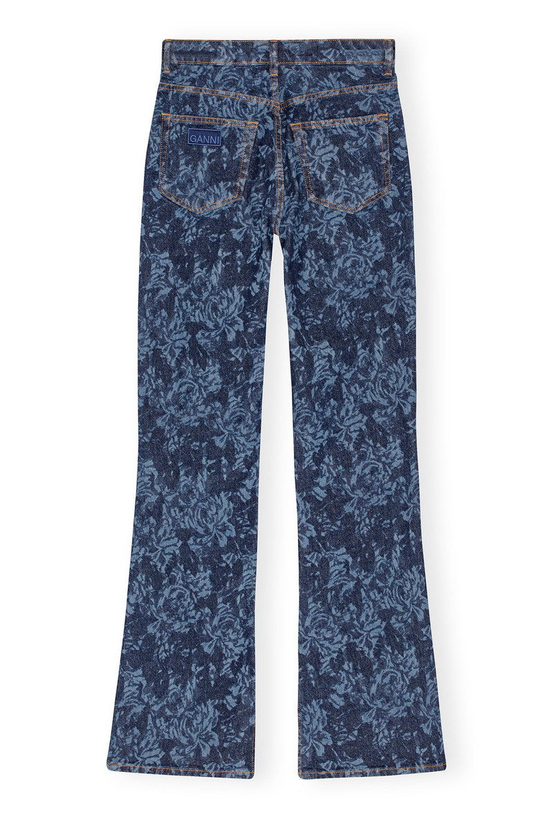 GANNI LAZER BOOTCUT SLIT IRY JEANS outlook