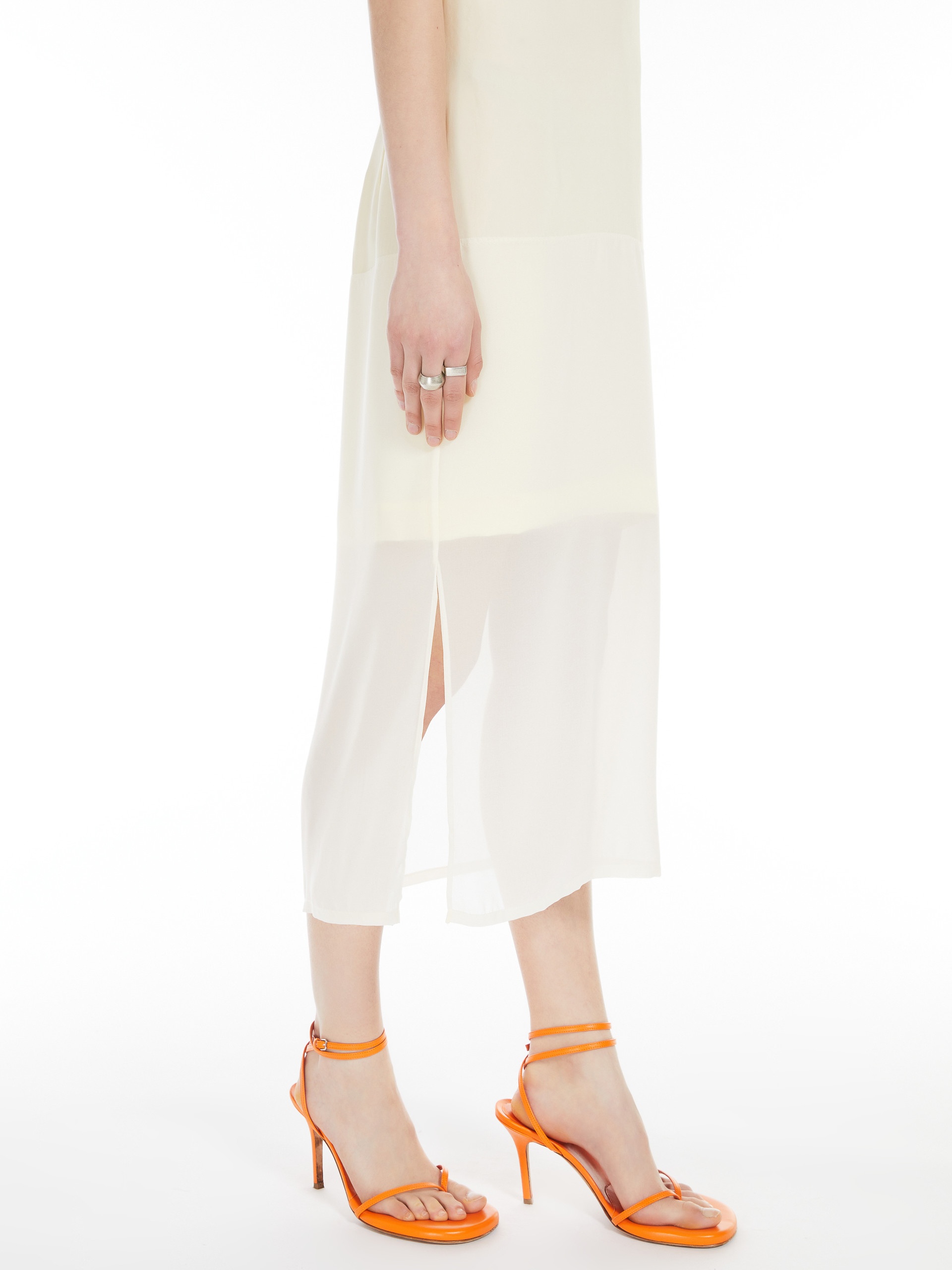ZAINO Dress with chiffon insert - 5
