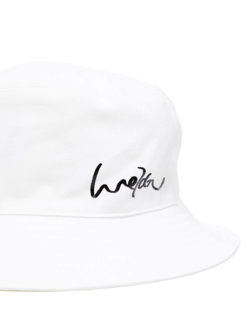We11done logo-print bucket hat outlook