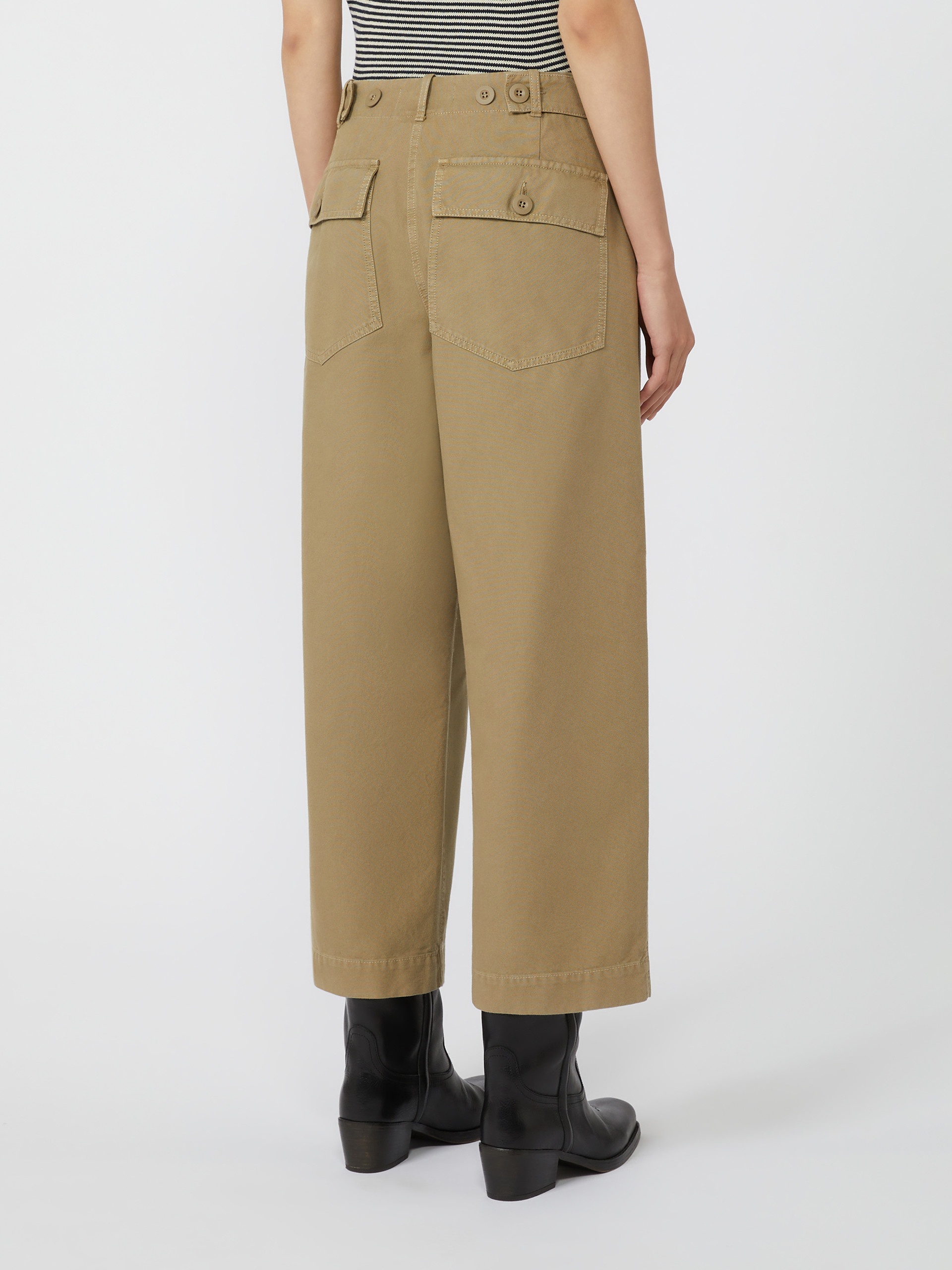 VISTA Canvas barrel-leg jeans - 4