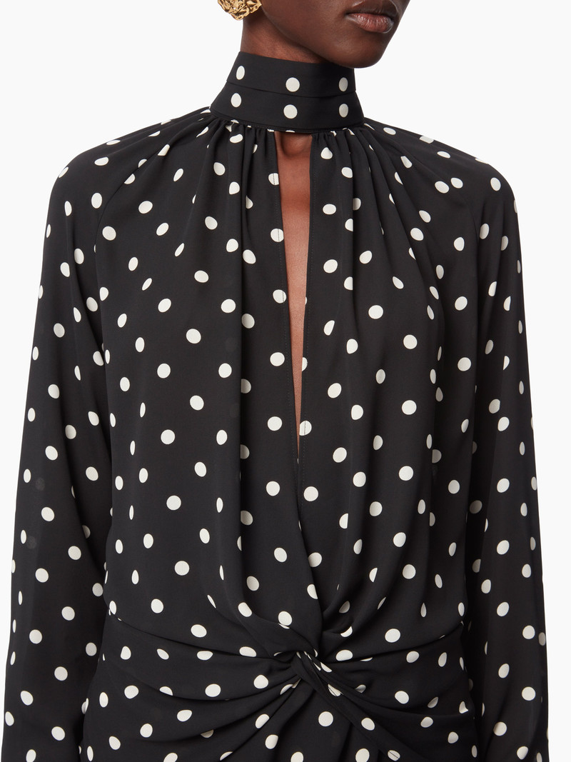 HIGH NECK MIDI DRESS 3