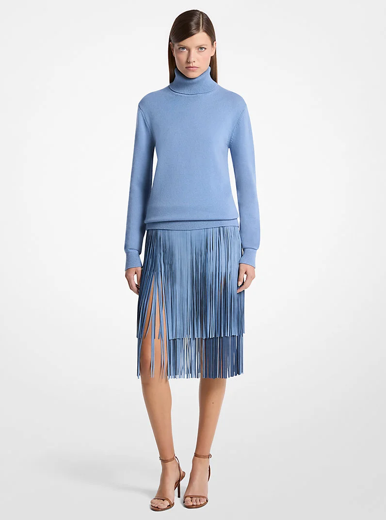 Joan Cashmere Turtleneck Sweater - 1