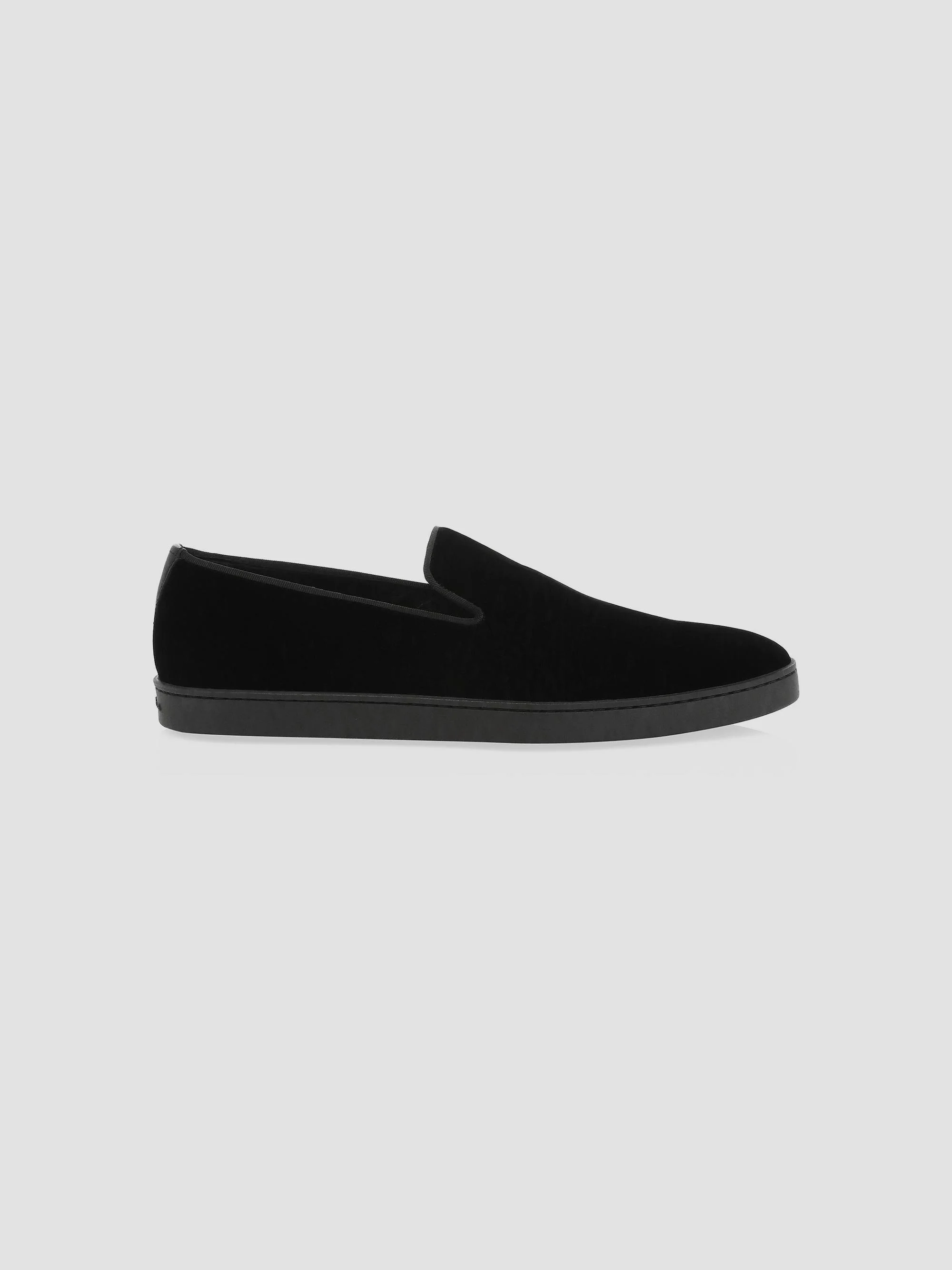 Men's Atlantis Muad Velvet Loafers - Black Velvet - 1