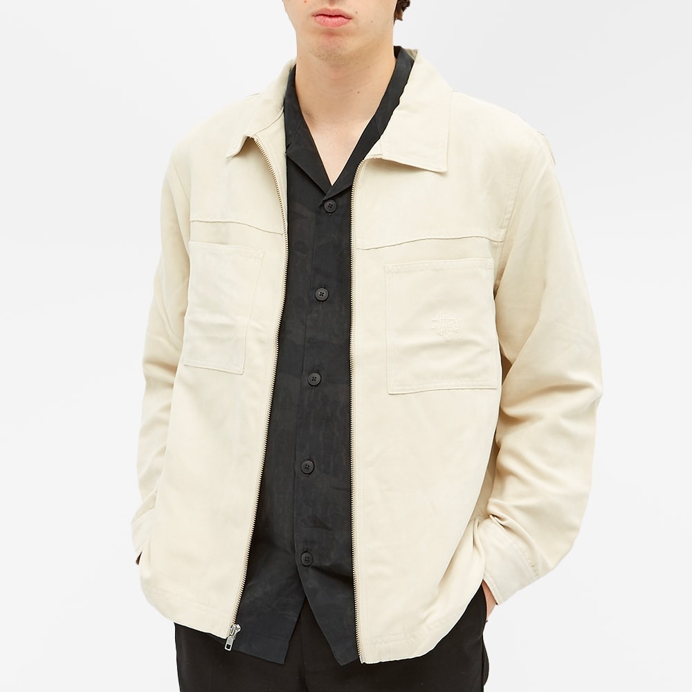 Stussy Micro Suede Work Shirt - 4