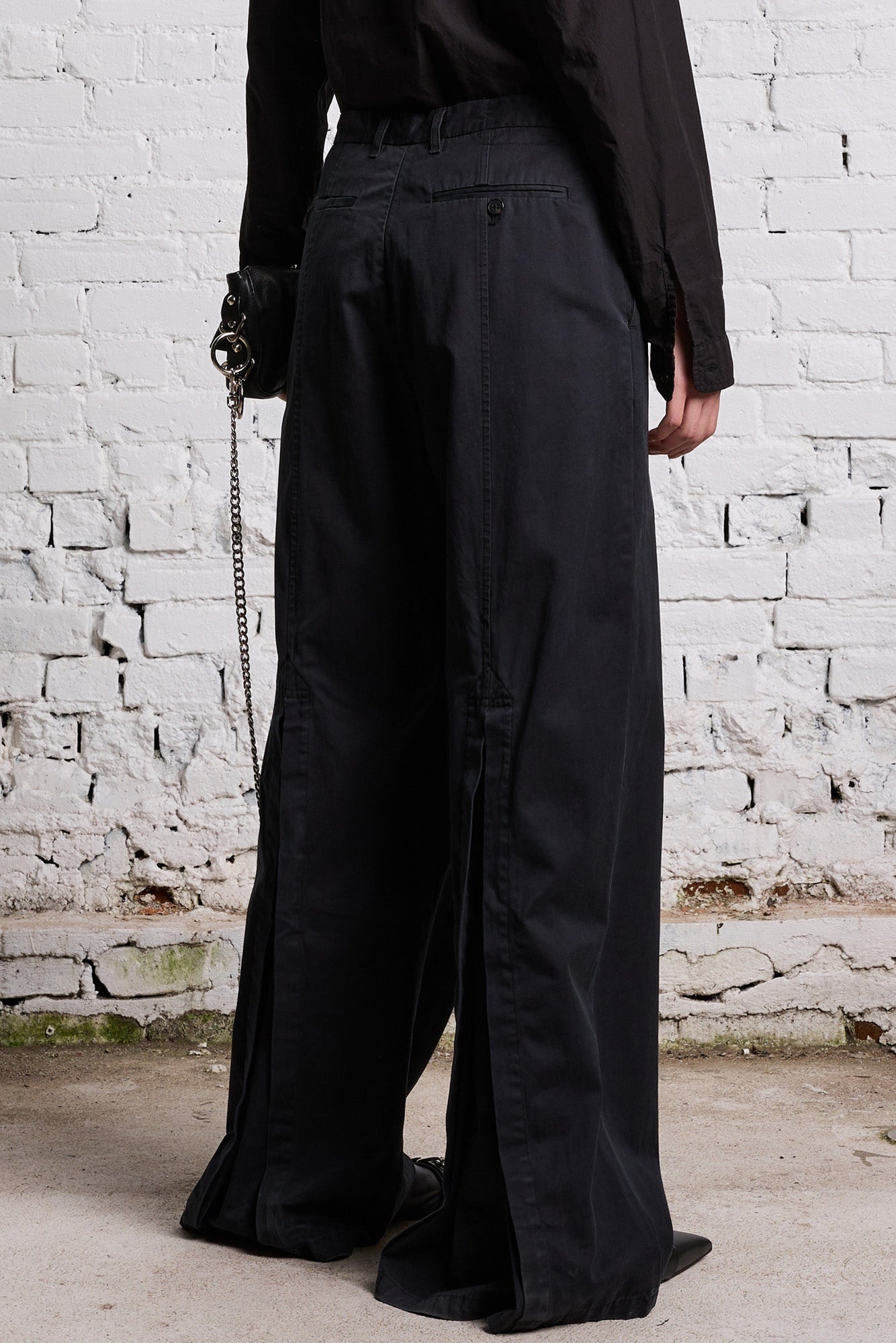 TRENCH TROUSER - BLACK - 6